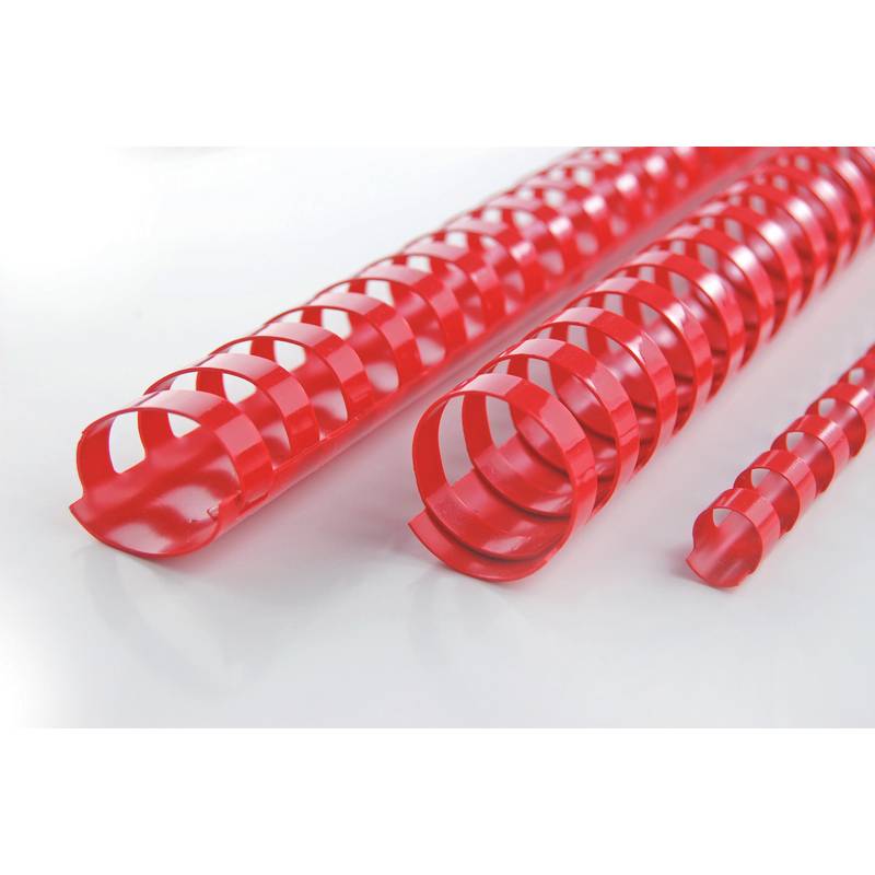 GBC Plastikbinderücken CombBind, DIN A4, 14 mm, rot