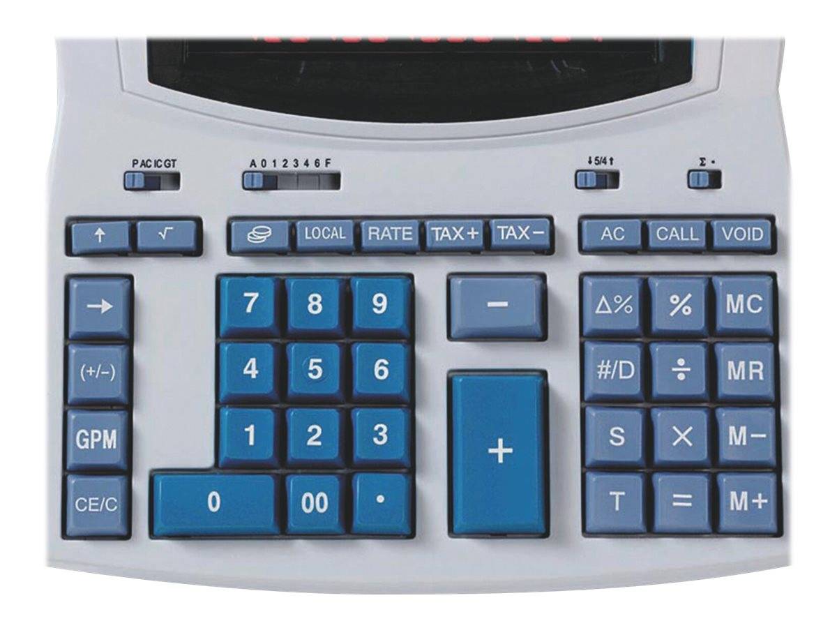 ibico® 1491X Tischrechner druckend weiß/blau