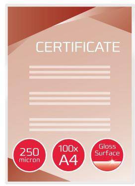 GBC Folientasche IB586040 DIN A4 250mic Polyester 100 St./Pack.
