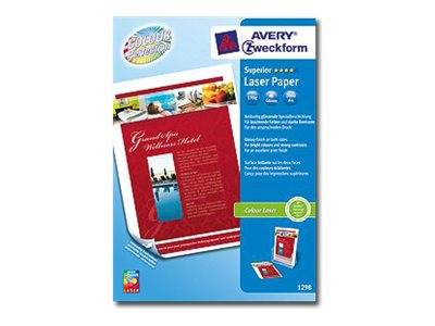 Avery Zweckform Superior Colour Laser Paper 1298 - Glänzend - weiß - A4 (210 x 297 mm)