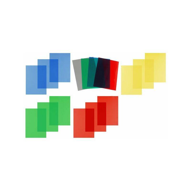 pavo Einbanddeckel, DIN A4, PVC, blau transparent, 0,20 mm