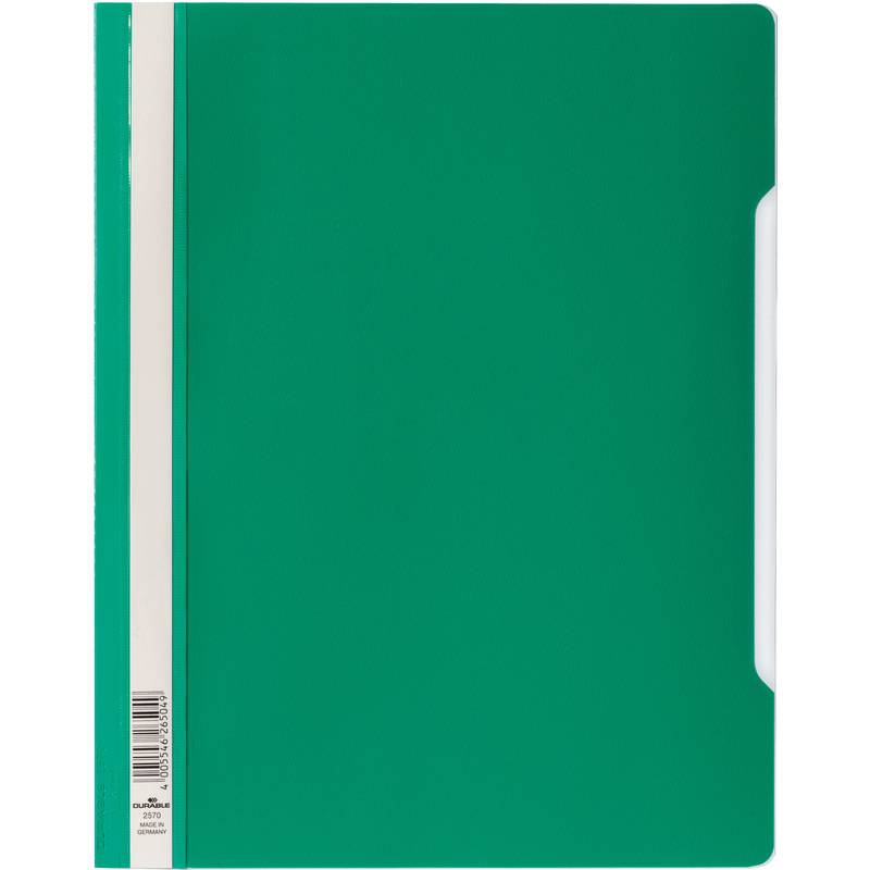 DURABLE Schnellhefter, DIN A4, aus Hartfolie, grün
