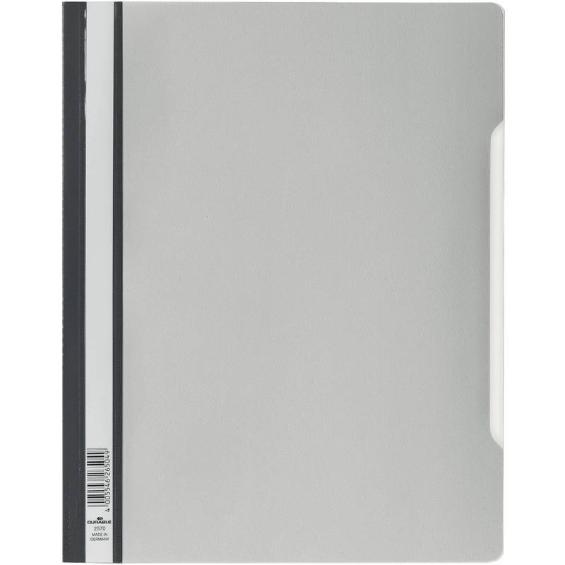 DURABLE Schnellhefter, DIN A4, aus Hartfolie, grau