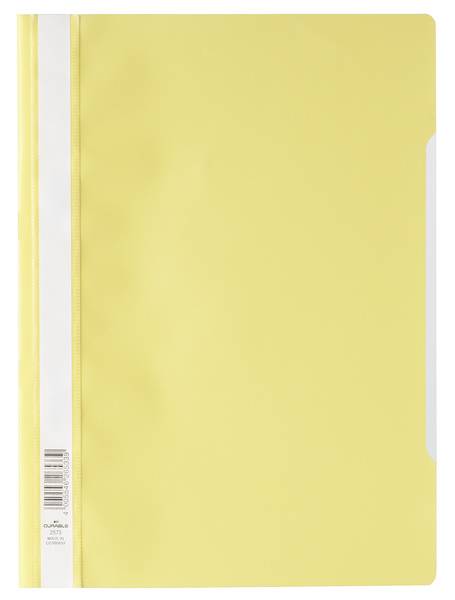Durable 2573-04, A4, Polypropylen (PP), Transparent, Gelb, Porträt