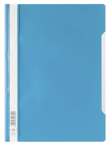 Durable 2573-07, A4, Polypropylen (PP), Blau, Transparent, Porträt