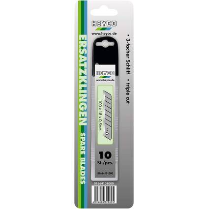 HEYCO Ersatzklingen für Cutter PROFI, Klinge: 18 mm
