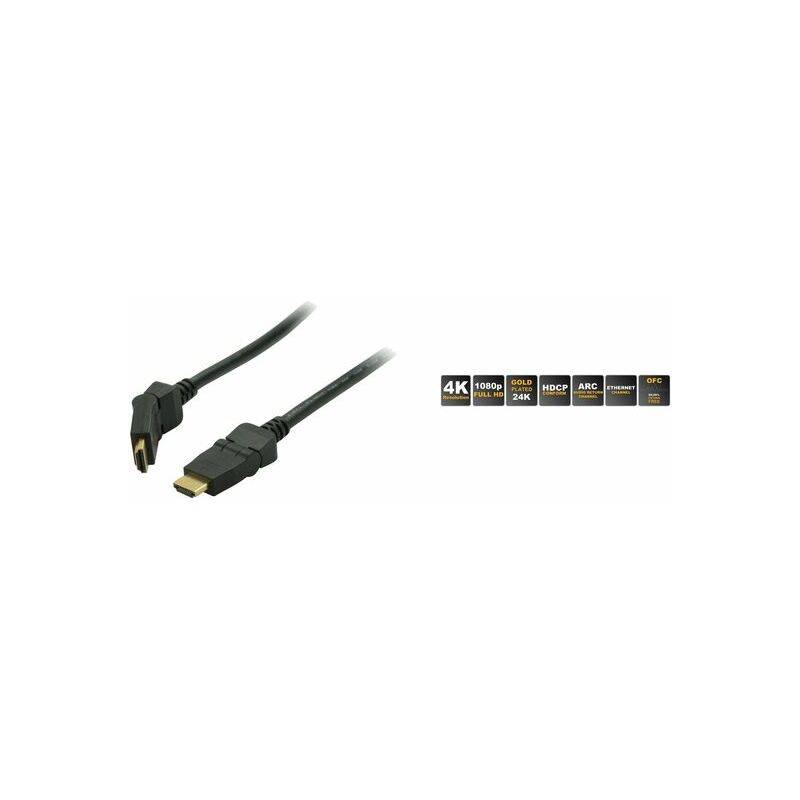 shiverpeaks BASIC-S HDMI Kabel, A-Stecker - winkelbar