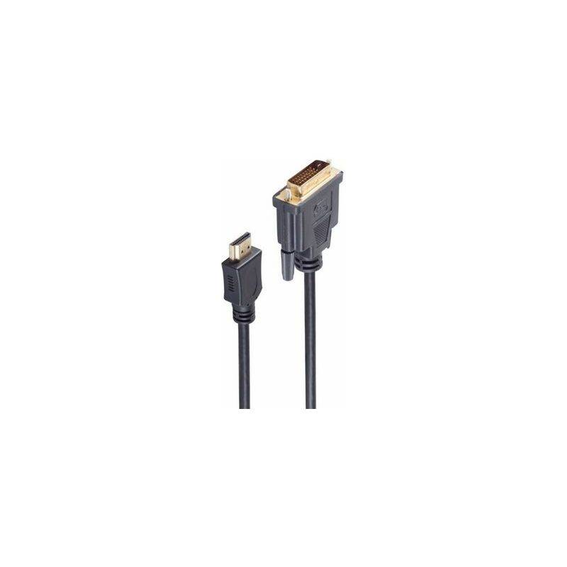 shiverpeaks BASIC-S HDMI - DVI-D 24+1 Kabel, Länge: 5,0 m