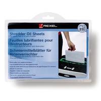 Rexel - Schredder-Ölblätter (Packung mit 20)
