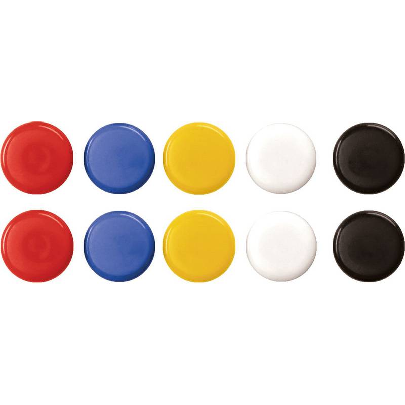 magnetoplan Signalmagnete 20 mm, farbig sortiert