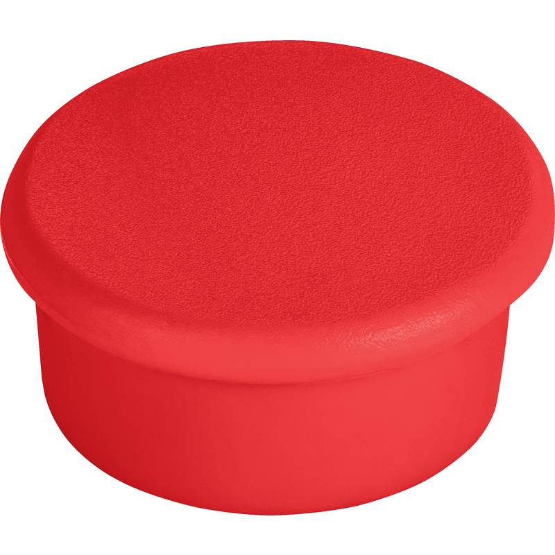 FRANKEN Haftmagnet, Haftkraft: 0,1 kg, Durchm. 13 mm, rot