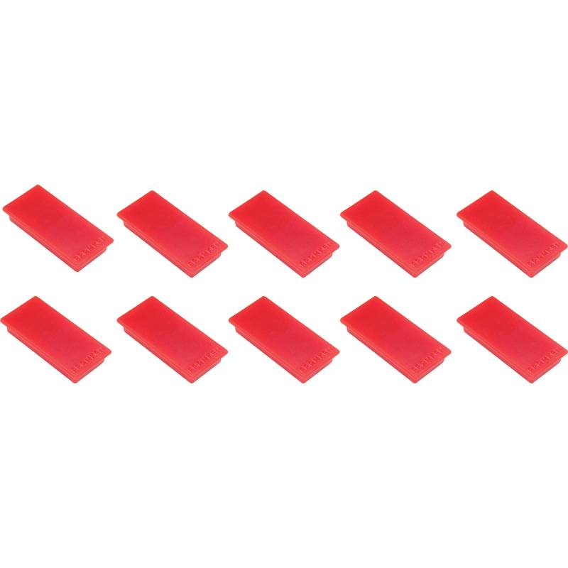 FRANKEN Haftmagnet, Haftkraft: 1,0 kg, 50 x 23 mm, rot