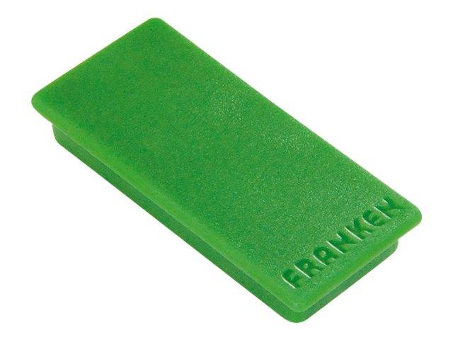 FRANKEN - Magnet - rechteckig - 2.3 x 5 cm - grün (Packung mit 10)