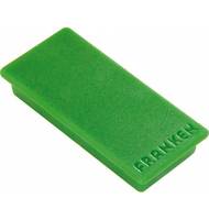 FRANKEN - Magnet - rechteckig - 2.3 x 5 cm - grün (Packung mit 10)