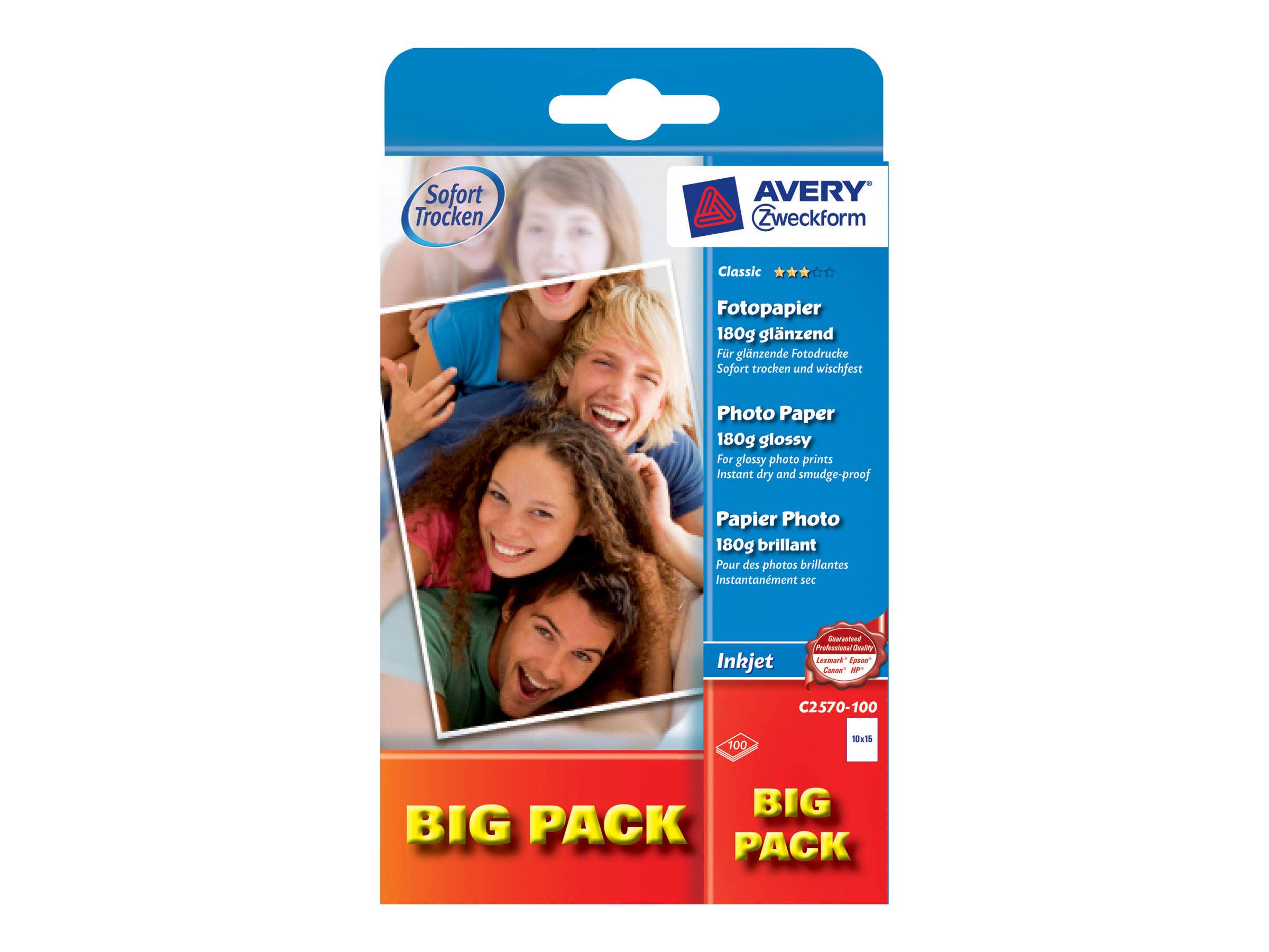 Avery Zweckform Classic Inkjet Photo Paper C2570