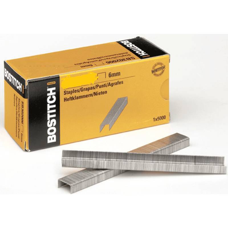 BOSTITCH Heftklammern STCR5019, 6 mm, Inhalt: 5.000 Stück
