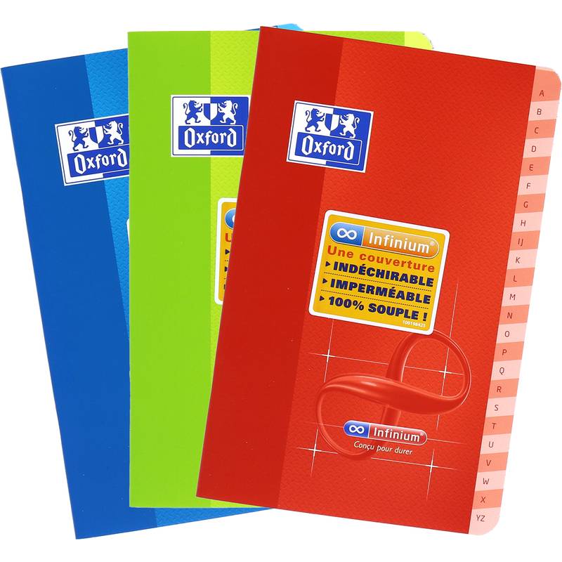 Oxford Registerbuch "Infinium", 110 x 170 mm, kariert, A-Z