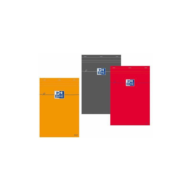 Oxford Notizblock, 74 x 105 mm, kariert, 80 Blatt, orange