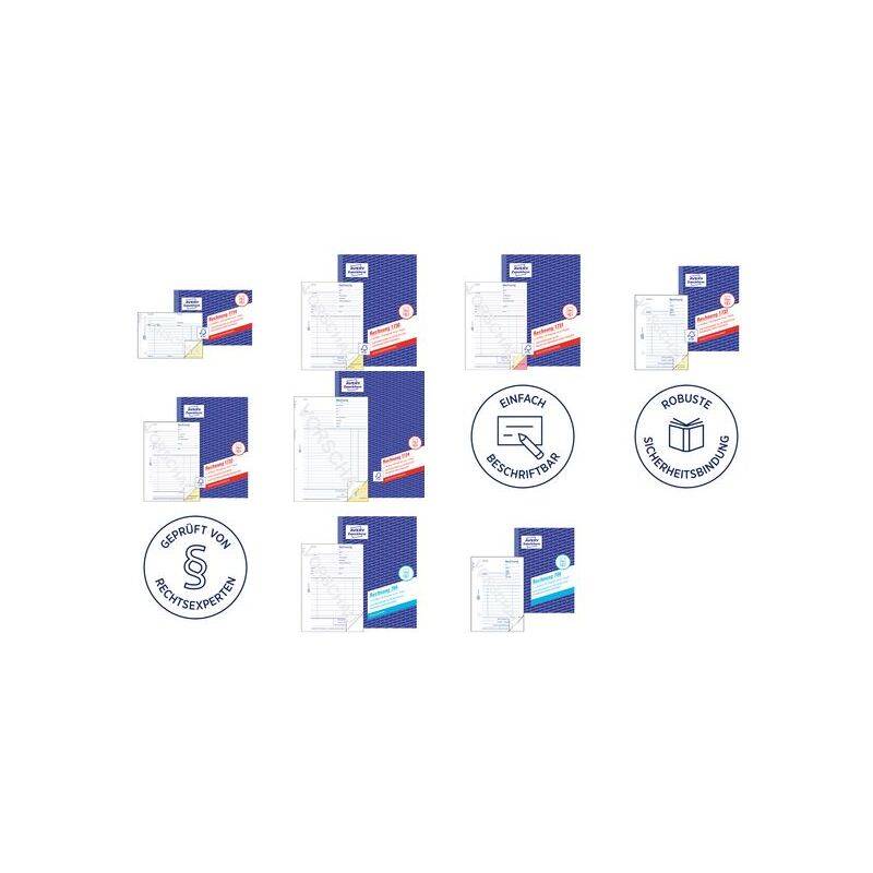 AVERY Zweckform Formularbuch "Rechnung", SD, 4+1 gratis
