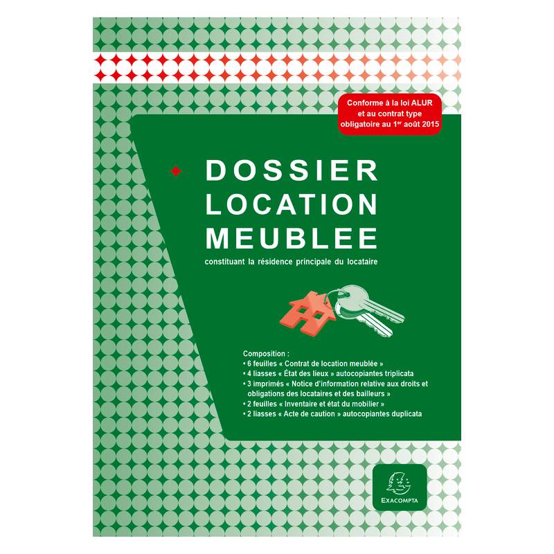 EXACOMPTA Dossier location "Location meublée"