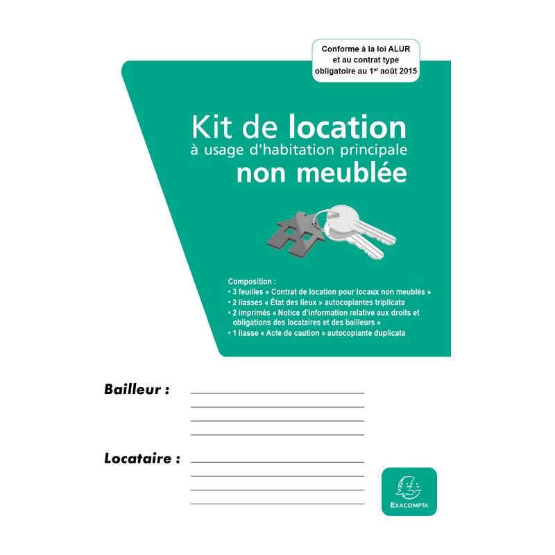 EXACOMPTA Dossier location "Kit de location non meublée"