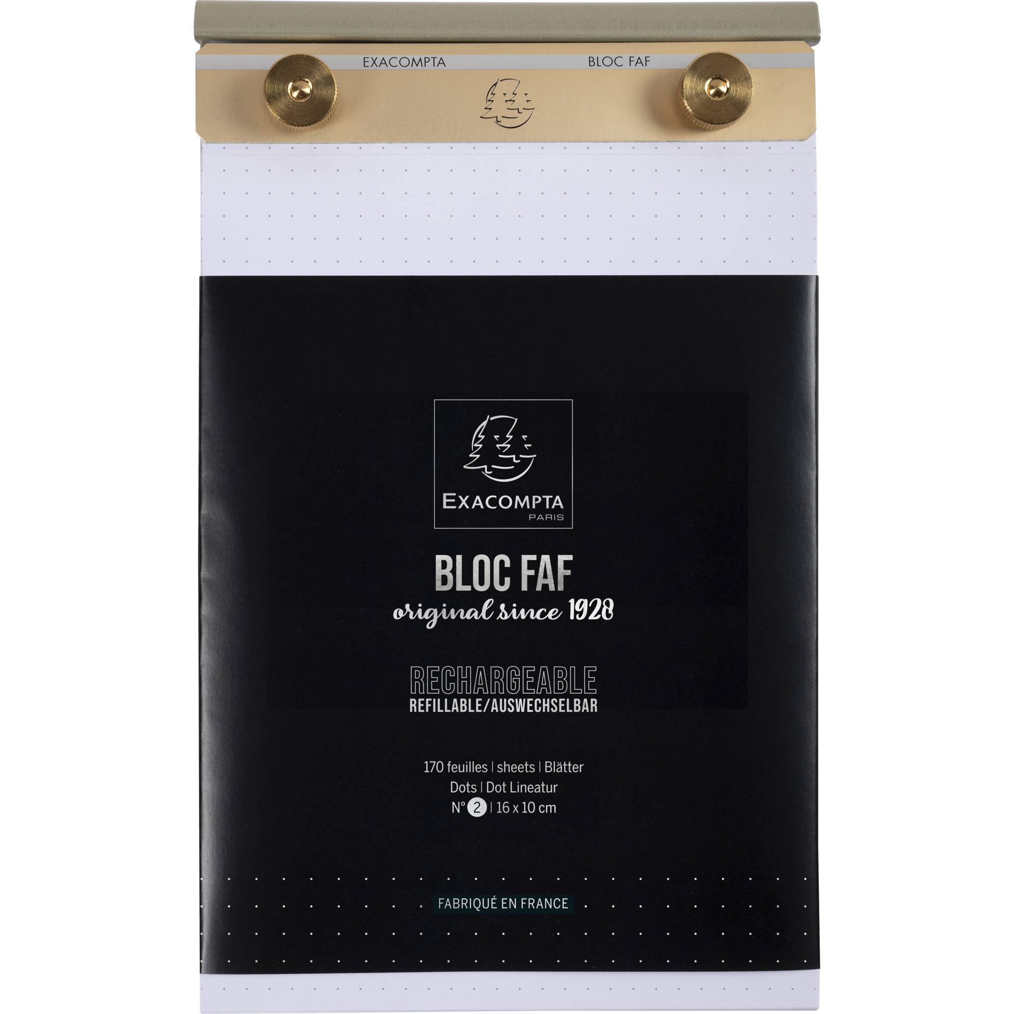 Exacompta Block FAF 16x10cm, Nr. 2 Dots - 12122E