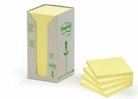 3M - Post-it 654-1T - Haftnotizen - 76 x 76 mm - 1600 Blatt (16 x 100)