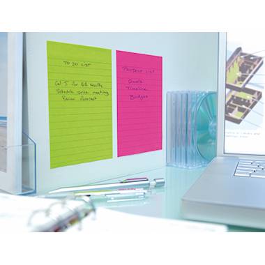 Post-it Haftnotiz Super Sticky Notes 5845SSEU liniert 2 St./Pack.