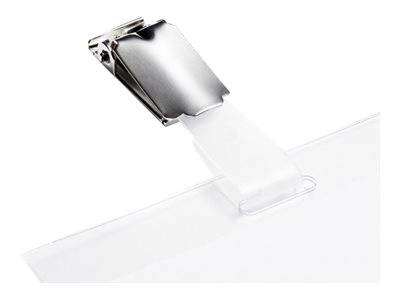 DURABLE - Namensschild - für 60 x 90 mm - Clip - Blau (Packung mit 25)