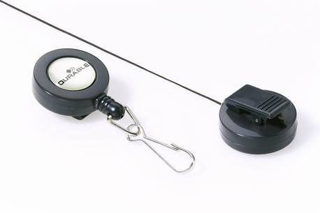 Durable 8221-58, Namensschild mit Jojo, Schwarz, 10 Stück(e), 85 cm