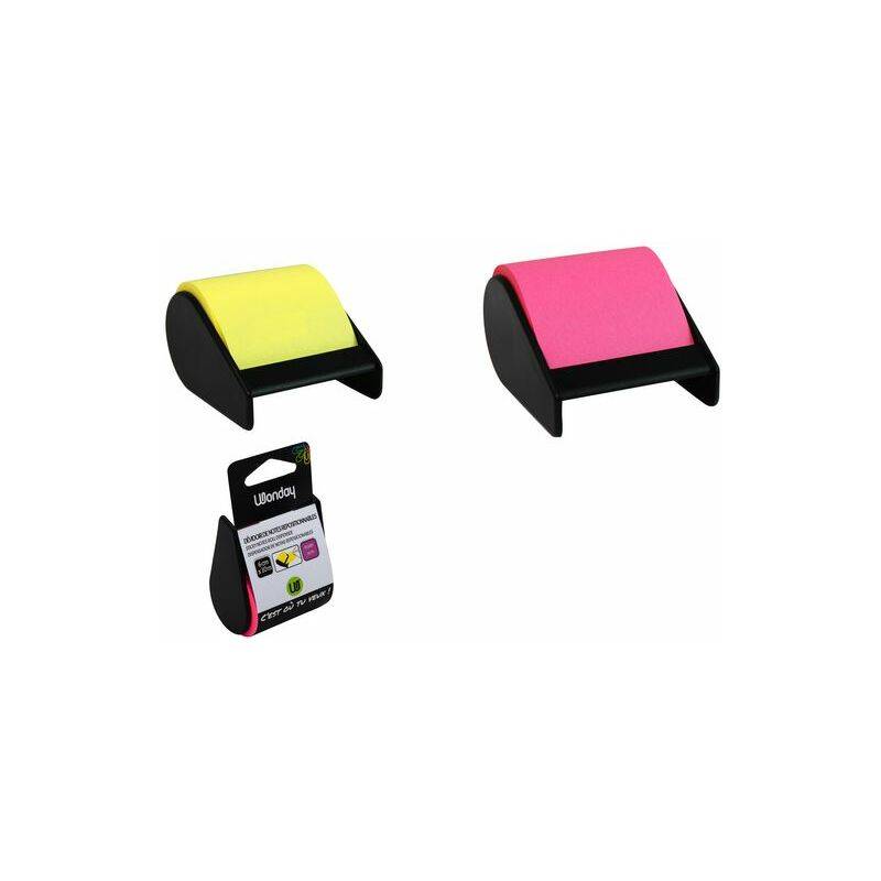 Wonday Haftnotizen auf der Rolle, 10 m x 60 mm, neongelb