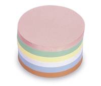 HOLTZ OFFICE SUPPORT - Magnetoplan - Moderationskarte - Kreis - Durchmesser: 14 cm - weiß, Blau, Gelb, grün, orange, pin