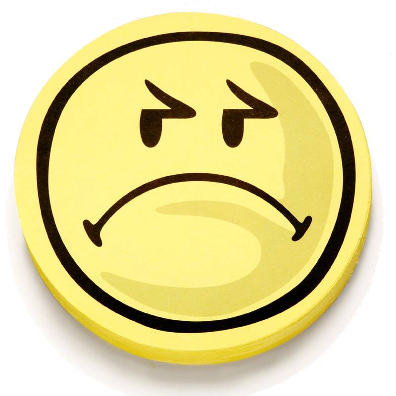 magnetoplan Bewertungssymbole Smilies negativ, rund