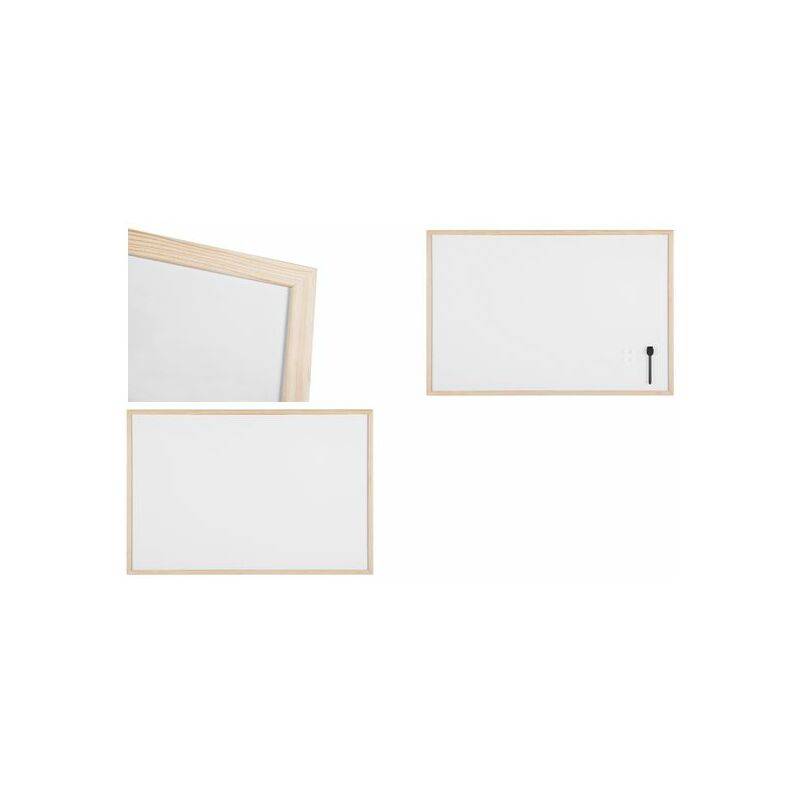 Bi-Office Weißwandtafel mit Holzrahmen, (B)400 x (H)300 mm