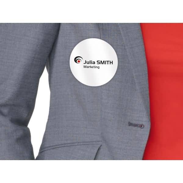 Namens-Etiketten 65mm 20 Bogen/160 Etiketten weiß