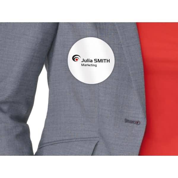 Namens-Etiketten 65mm 20 Bogen/160 Etiketten weiß