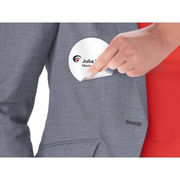 Namens-Etiketten 65mm 20 Bogen/160 Etiketten weiß