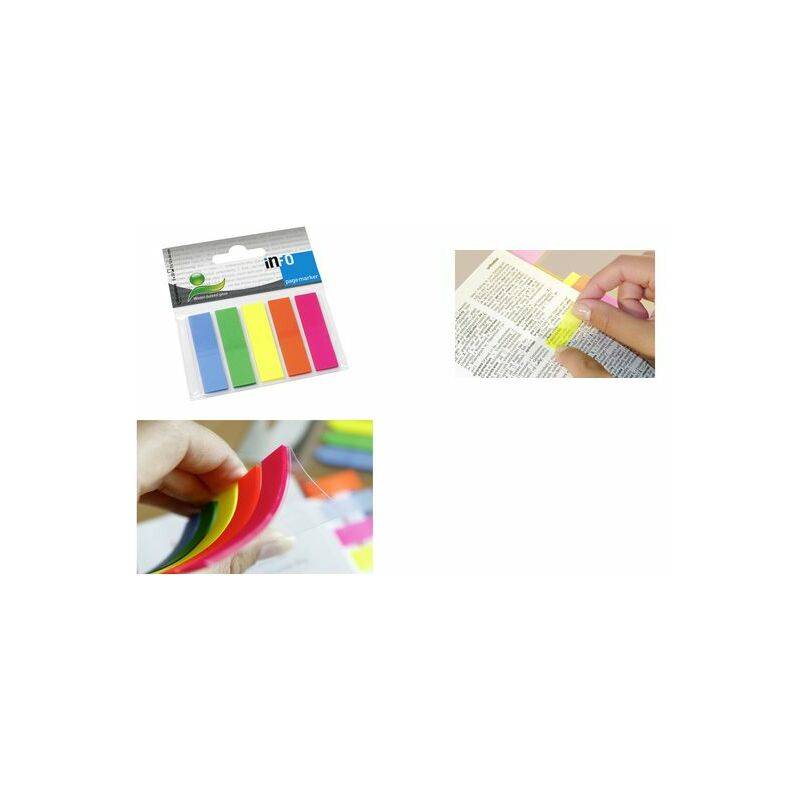 inFO notes Folien-Pagemarker, 12 x 44 mm, farbig sortiert