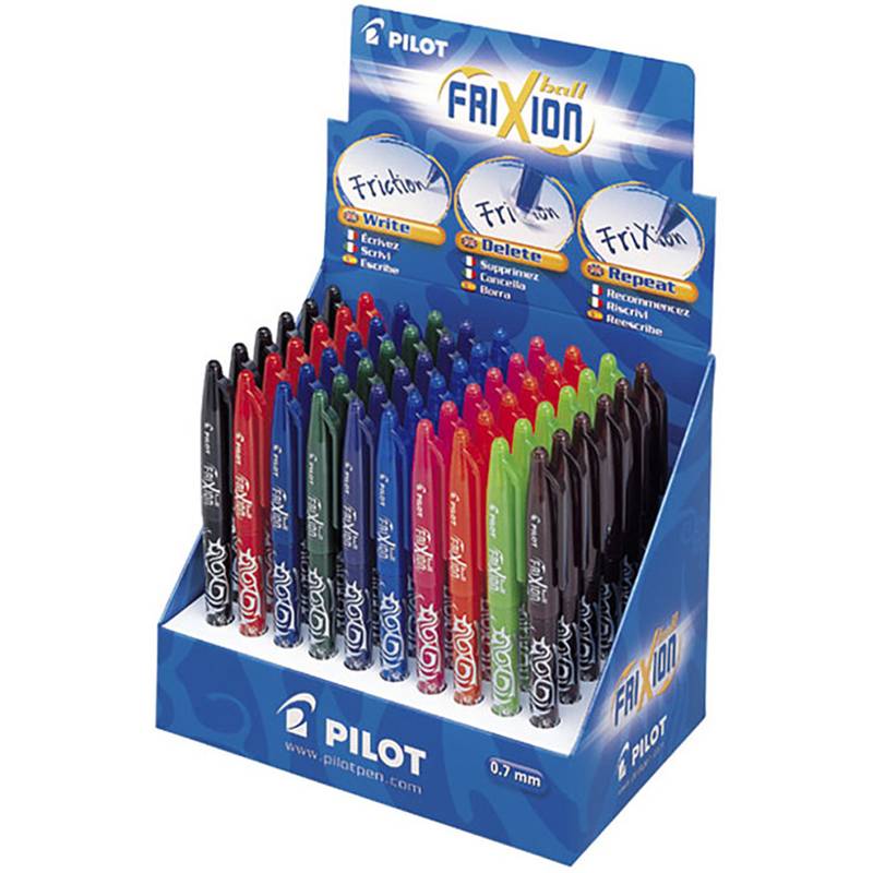 PILOT Tintenroller FRIXION BALL 07, 60er Display