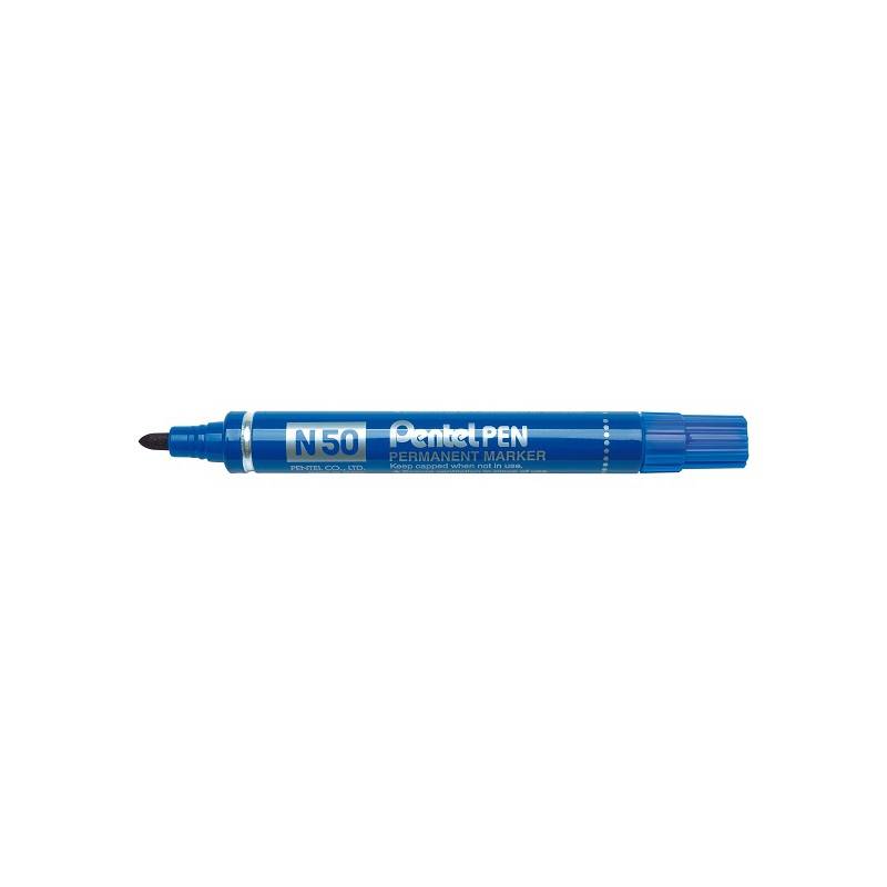 Pentel Permanent-Marker N50, blau, Rundspitze