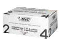 BIC Nachfüllpatrone - Rot - 0.4 mm - Mittel (Packung mit 50)