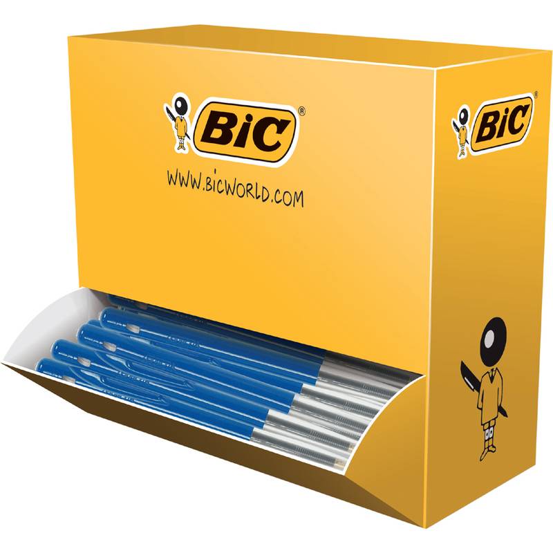 BIC Druckkugelschreiber M10 clic, blau, VALUE PACK