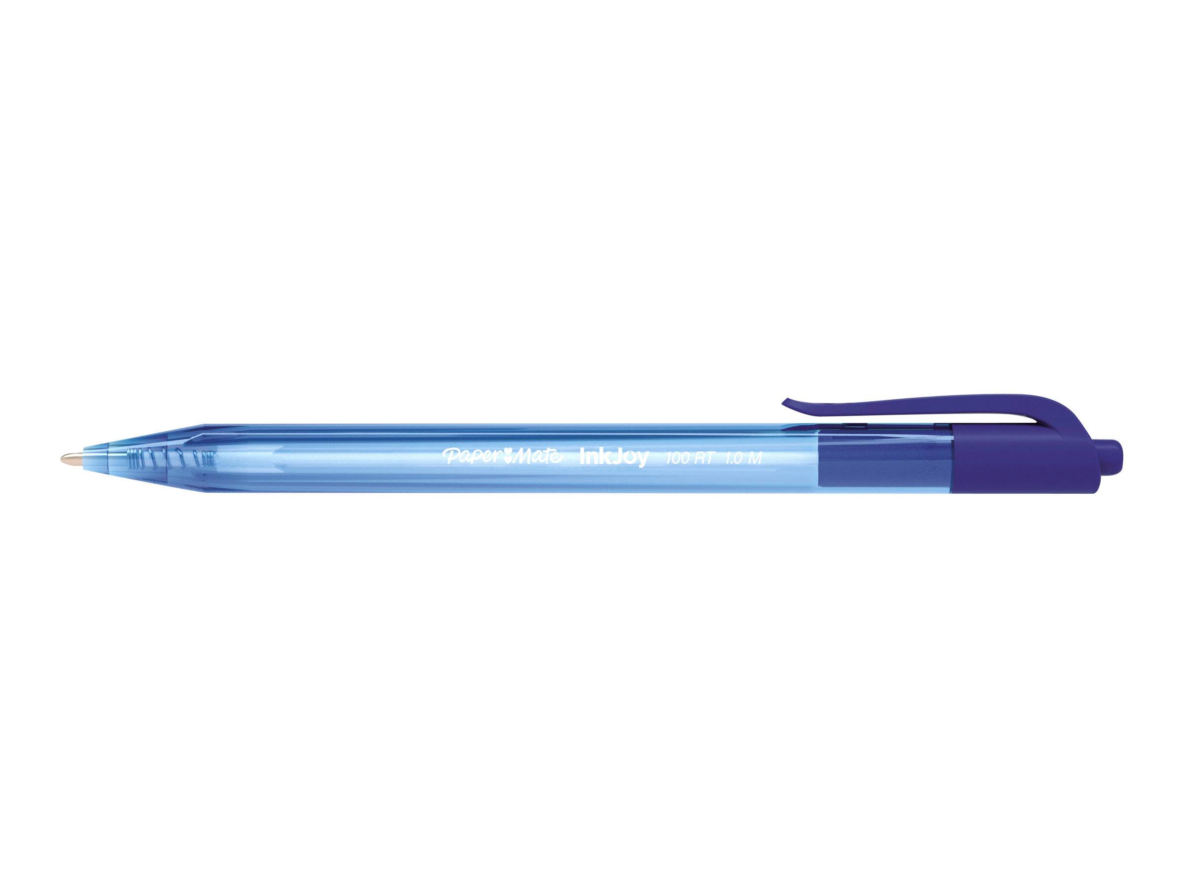ROTRING - Paper Mate InkJoy 100 RT - Kugelschreiber - Blau - 1 mm - Mittel - verstellbar (Packung mit 100)