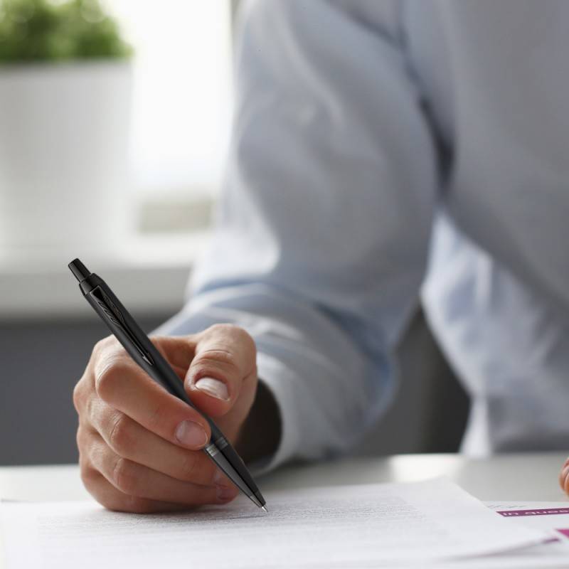 Parker IM Achromatic - Kugelschreiber - Blau