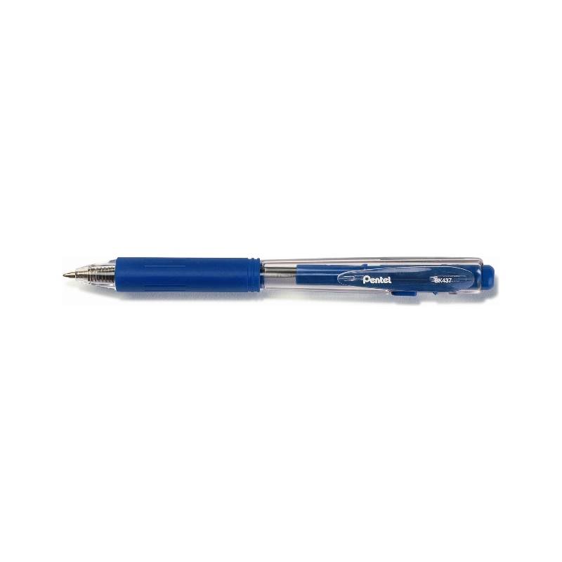 Pentel Druckkugelschreiber BK437, blau