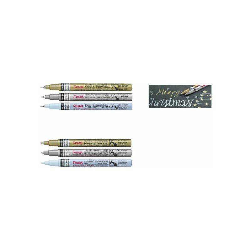 Pentel Lackmarker PAINT MARKER MFP10, weiß