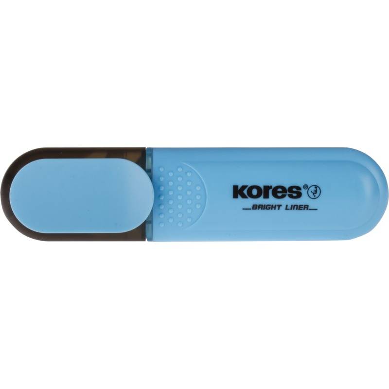 Kores Textmarker "BRIGHT LINER", Farbe: blau