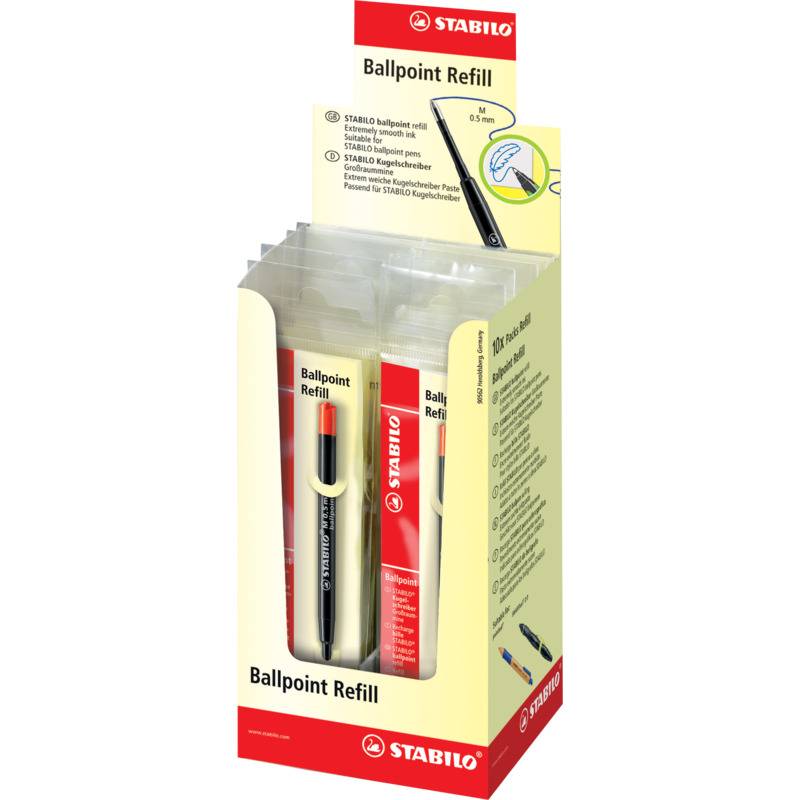 STABILO Kugelschreiber-Ersatzmine, rot