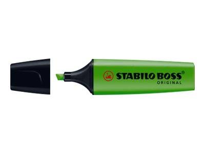 STABILO BOSS ORIGINAL Big BOSS - Textmarker - verschiedene Farben - wasserbasierte Tinte - 2-5 mm (Packung mit 4)