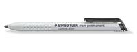 STAEDTLER Lumocolor 768 - Schwarz - Rundspitze - Schwarz - Weiß - Medium - 3 mm